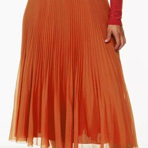 Wilfred Twirl Midi Skirt Orange XS